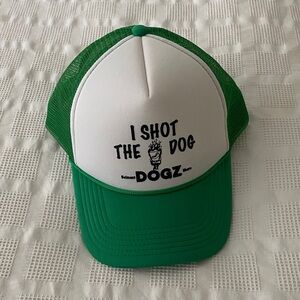 Green and White Trucker Hat